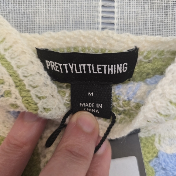 Pretty Little Thing Women Summer Crochet Tank Tops Colorful Floral Embroidery... - Picture 7 of 11